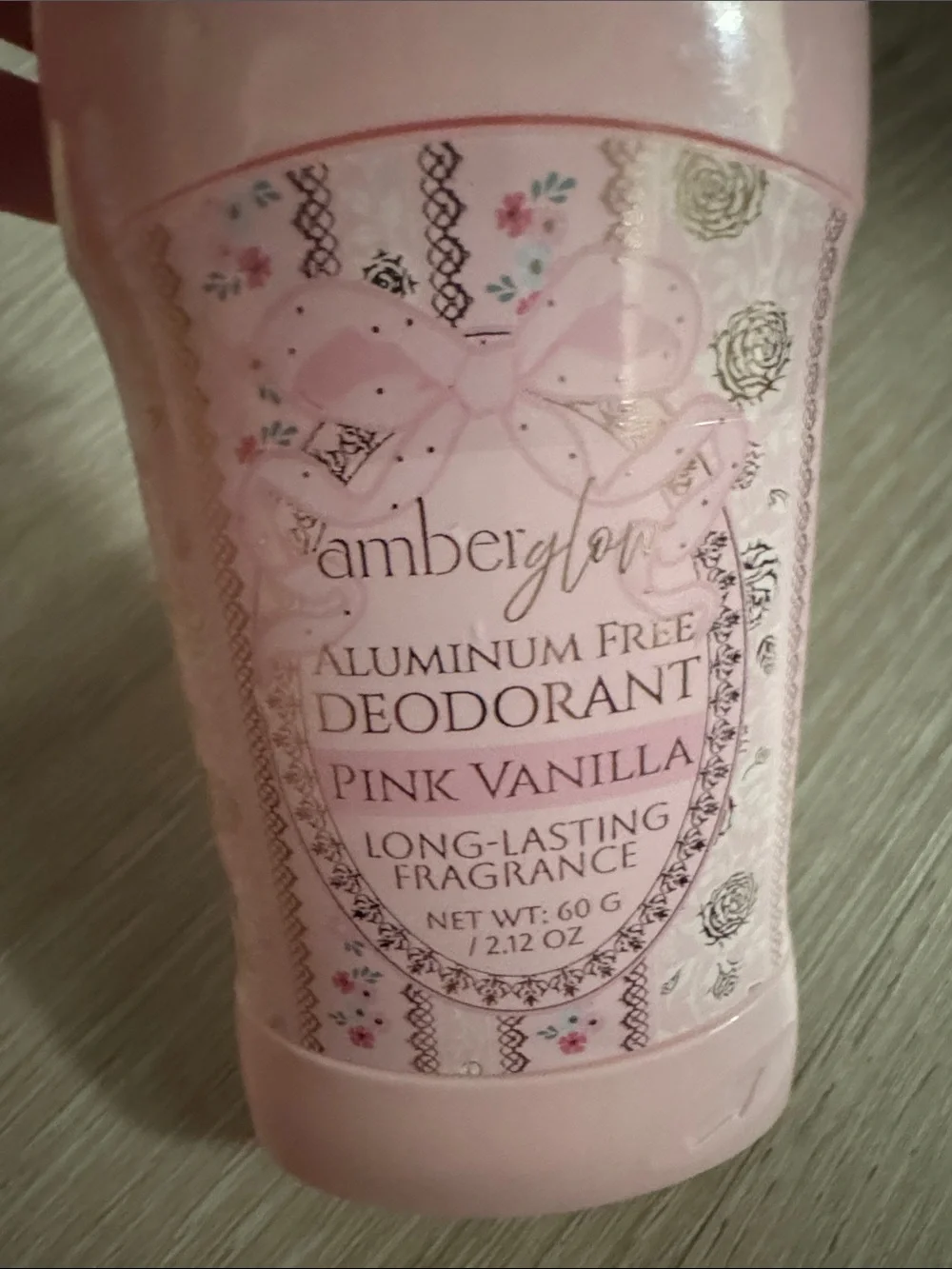 Pink Vanilla Aluminum-Free Deodorant - Pink